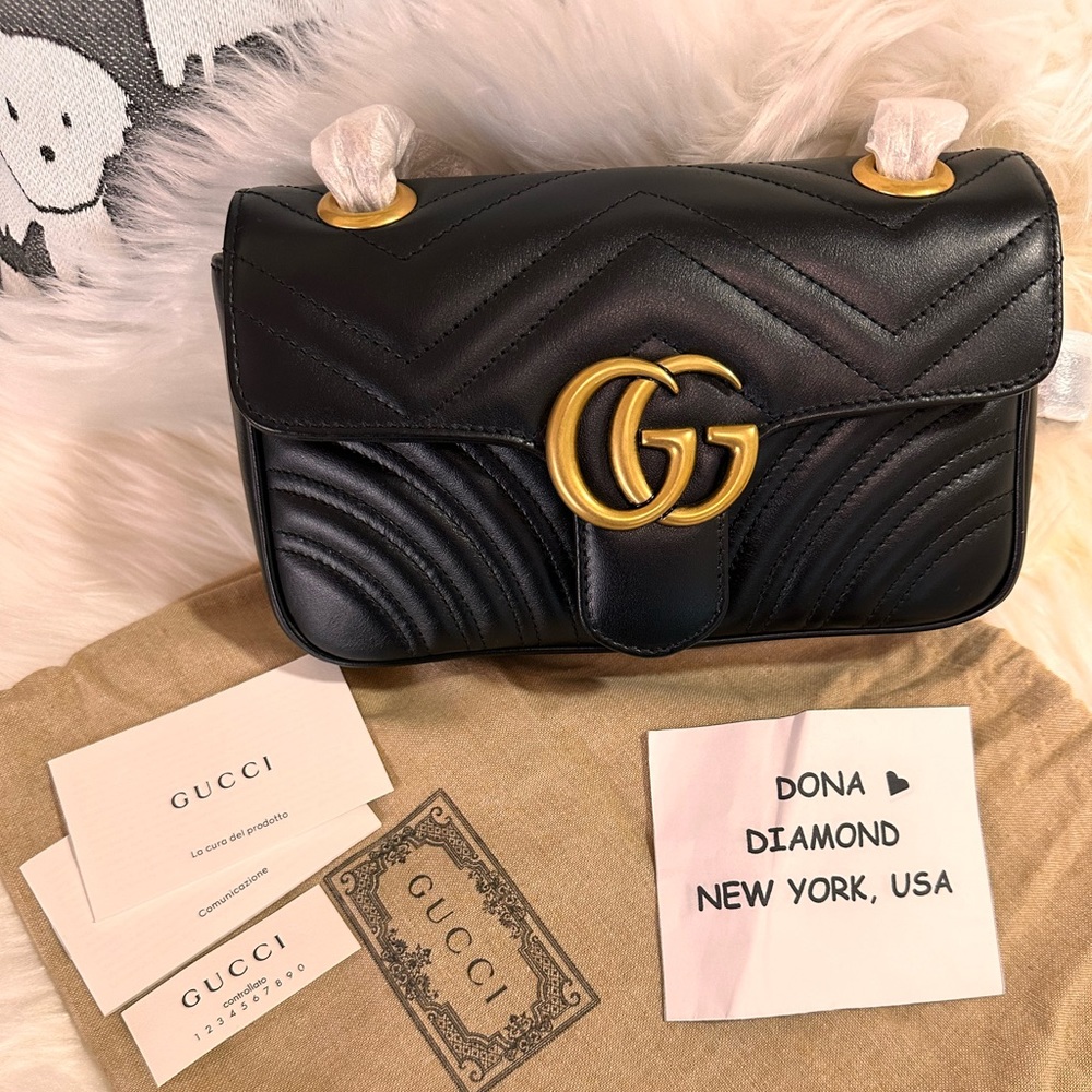 ‼️SOLD‼️GG MARMONT MINI SHOULDER BAG 💯 Authentic